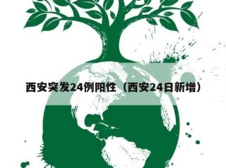 西安突发24例阳性（西安24日新增）
